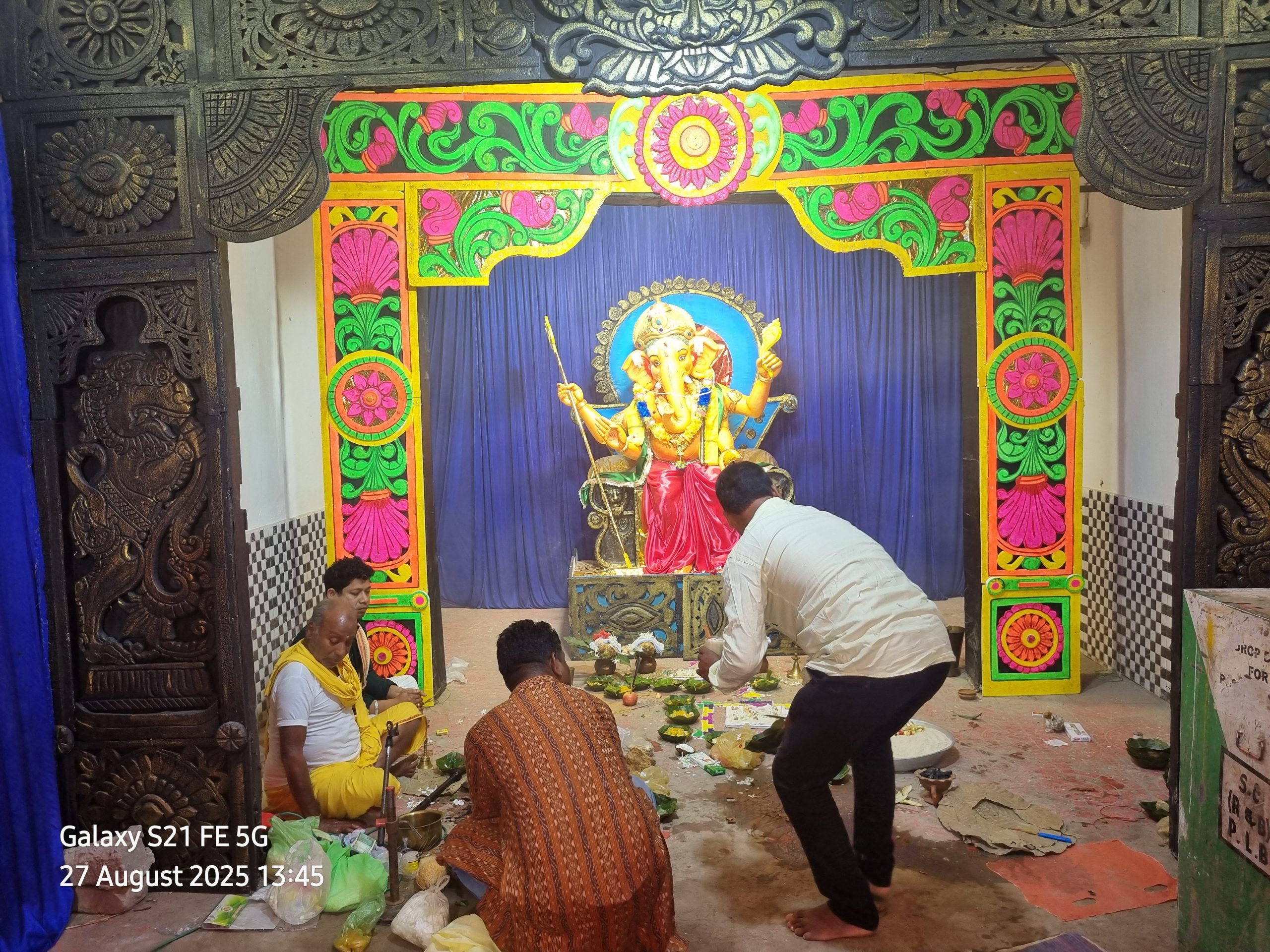 ବାଲିଗୁଡାରେ ଗଣେଷ ପୂଜା ପାଳିତ